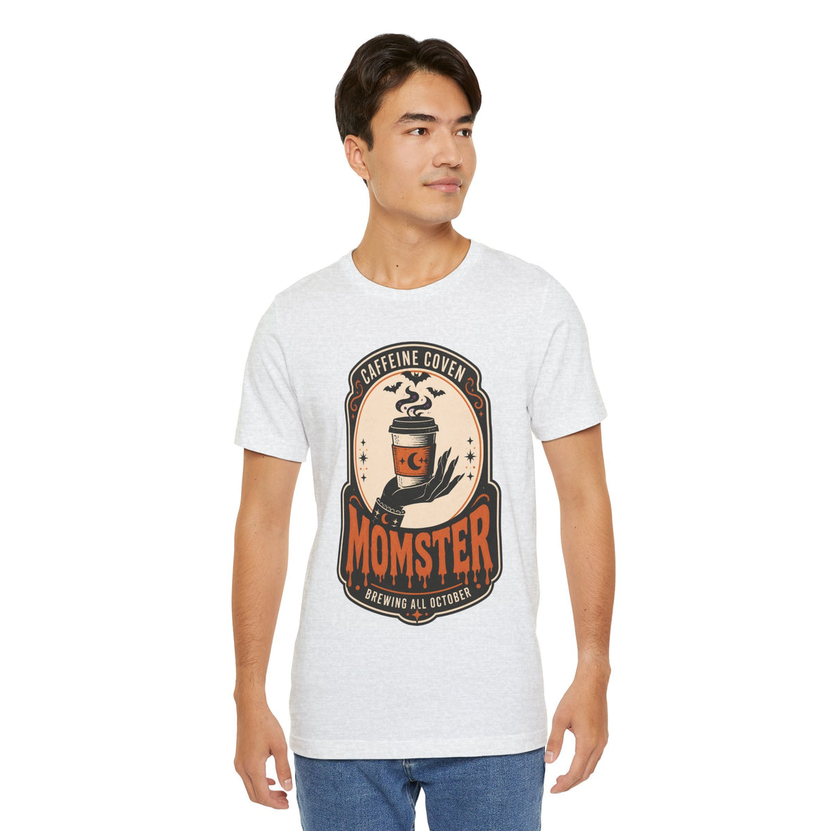 Halloween Momster Coffee Caffeine Shirt