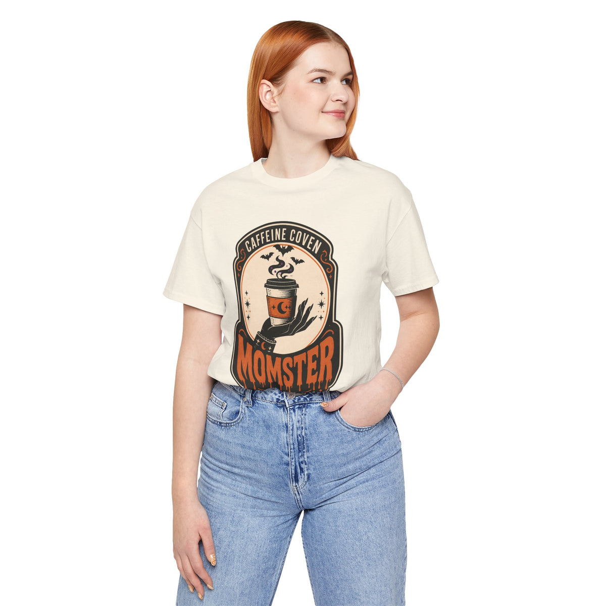 Halloween Momster Coffee Caffeine Shirt