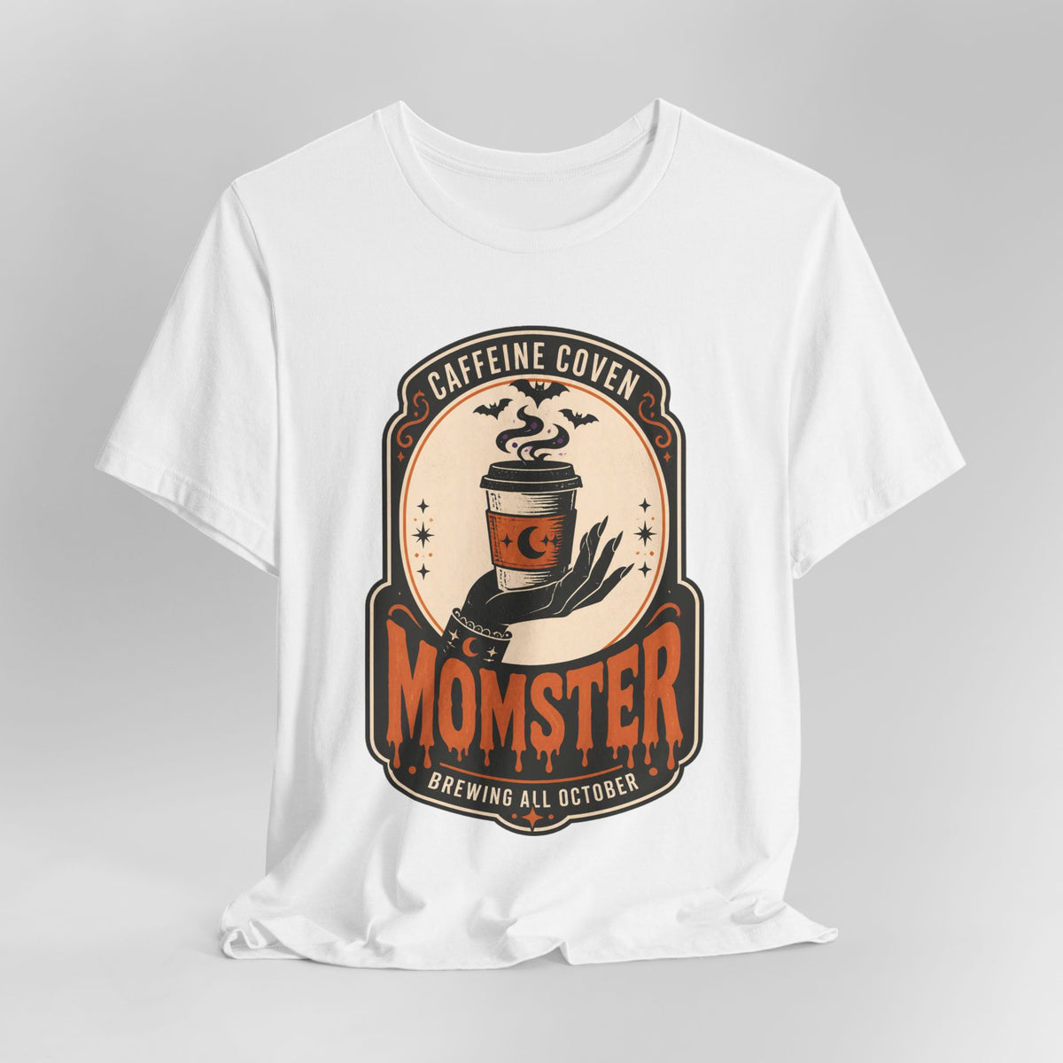 Halloween Momster Coffee Caffeine Shirt