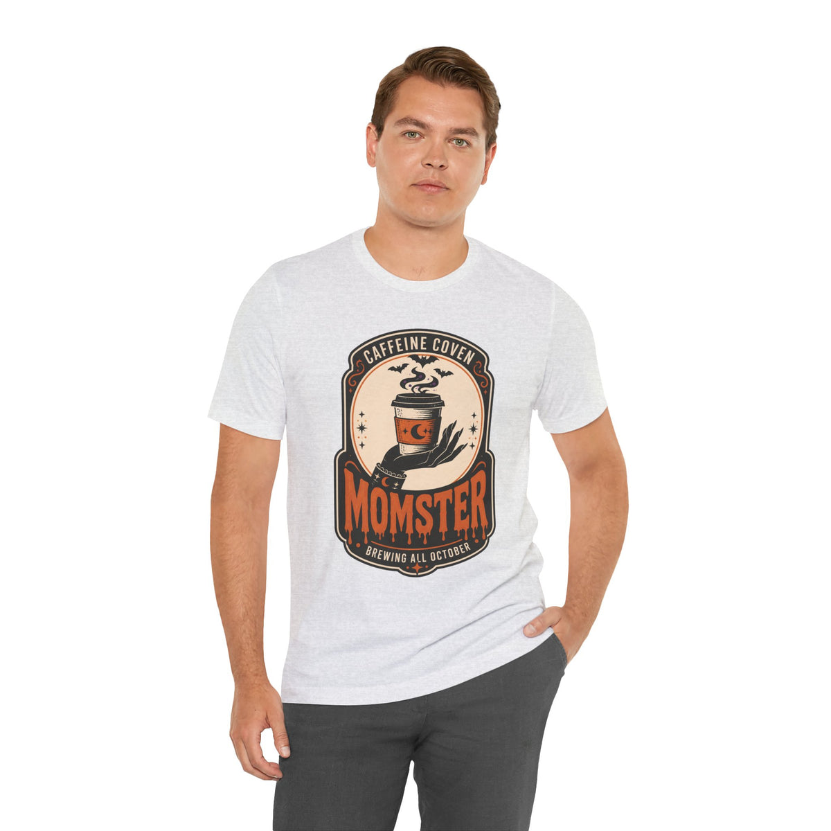 Halloween Momster Coffee Caffeine Shirt