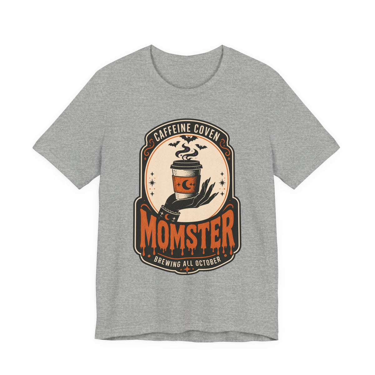 Halloween Momster Coffee Caffeine Shirt