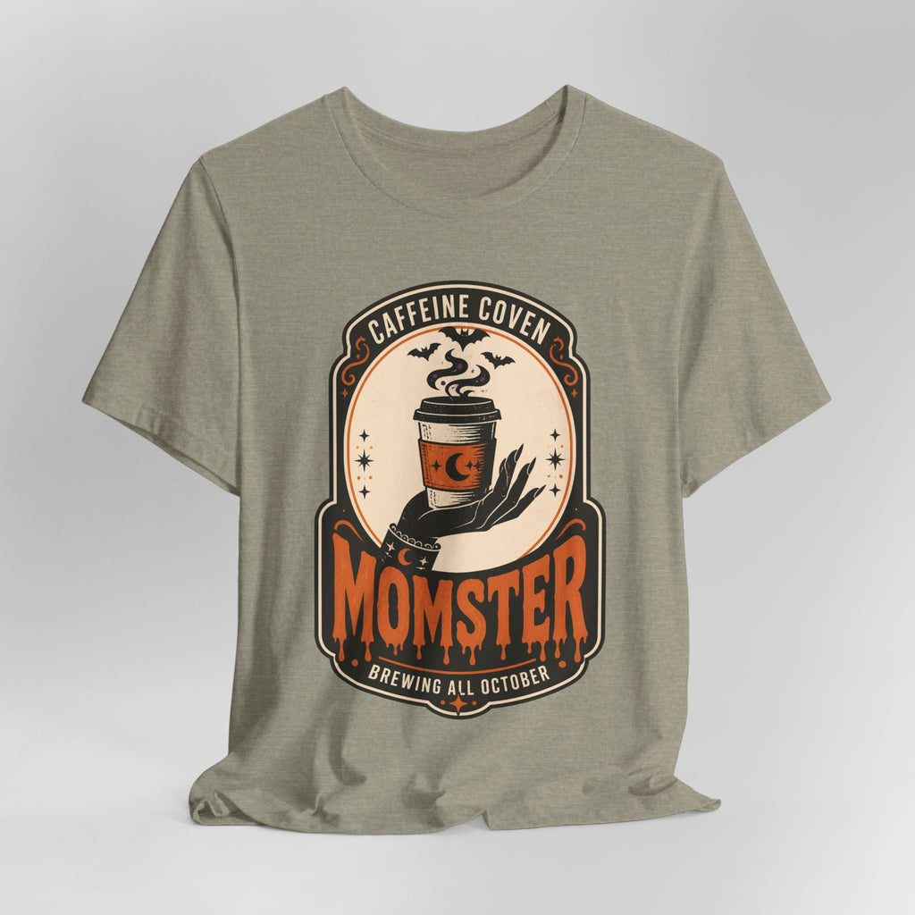Halloween Momster Coffee Caffeine Shirt