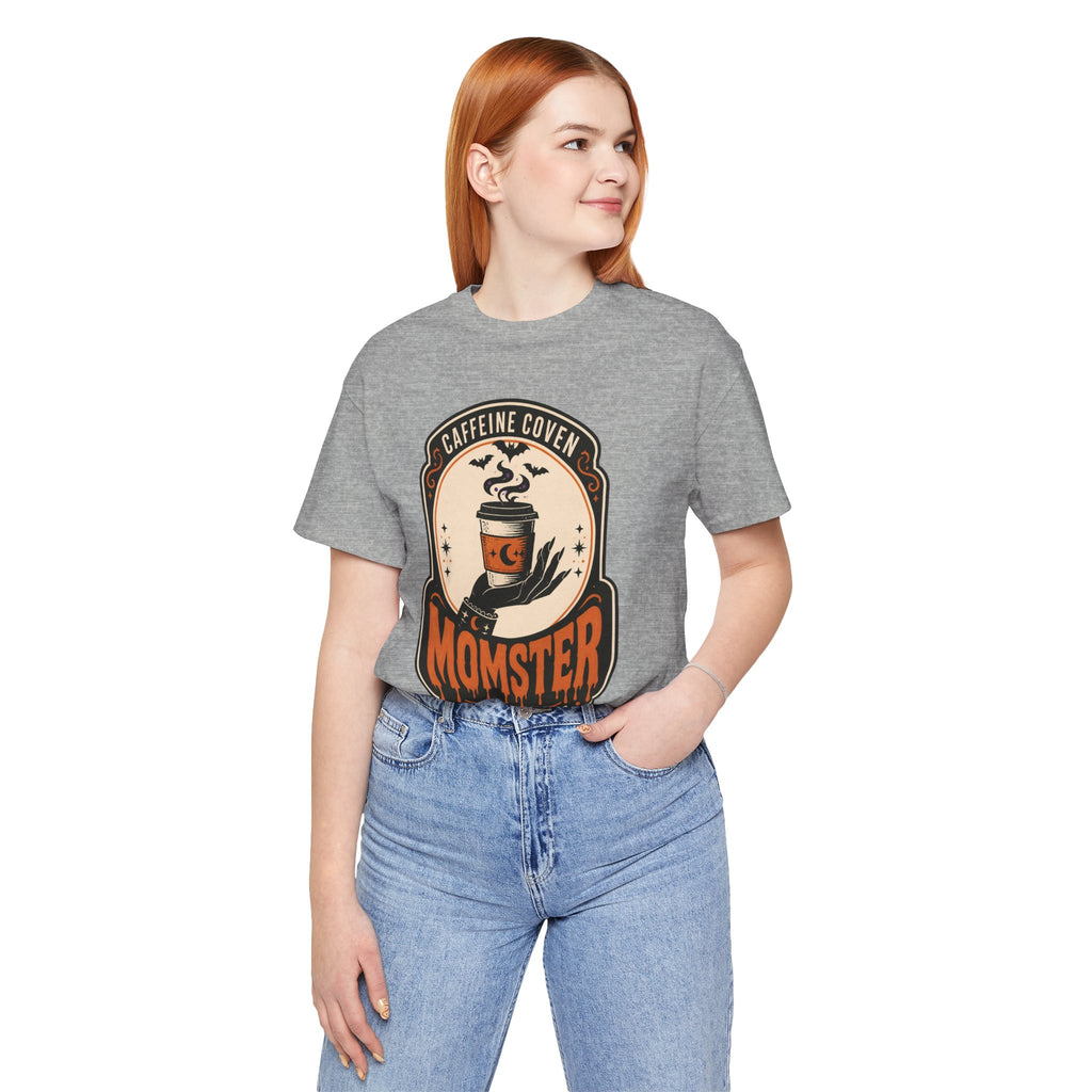 Halloween Momster Coffee Caffeine Shirt