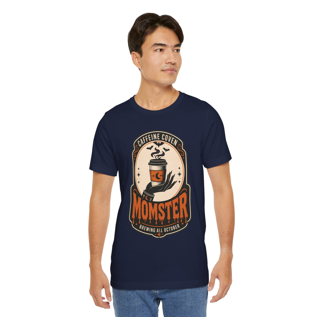 Halloween Momster Coffee Caffeine Shirt