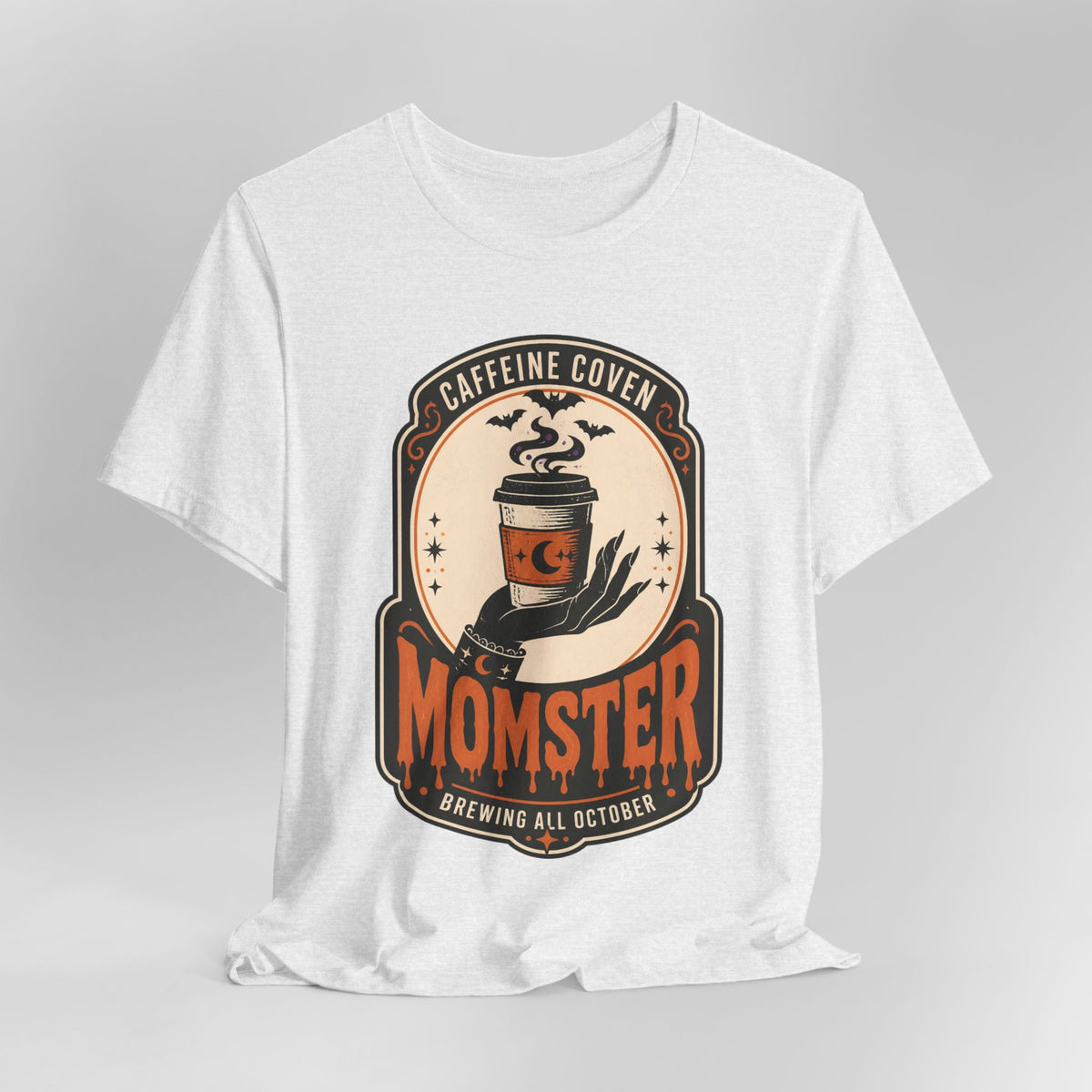 Halloween Momster Coffee Caffeine Shirt