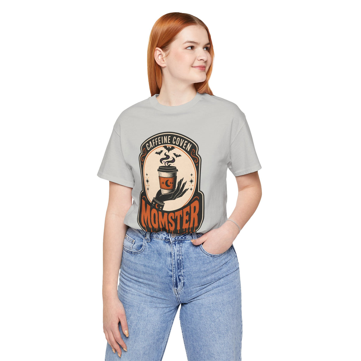 Halloween Momster Coffee Caffeine Shirt