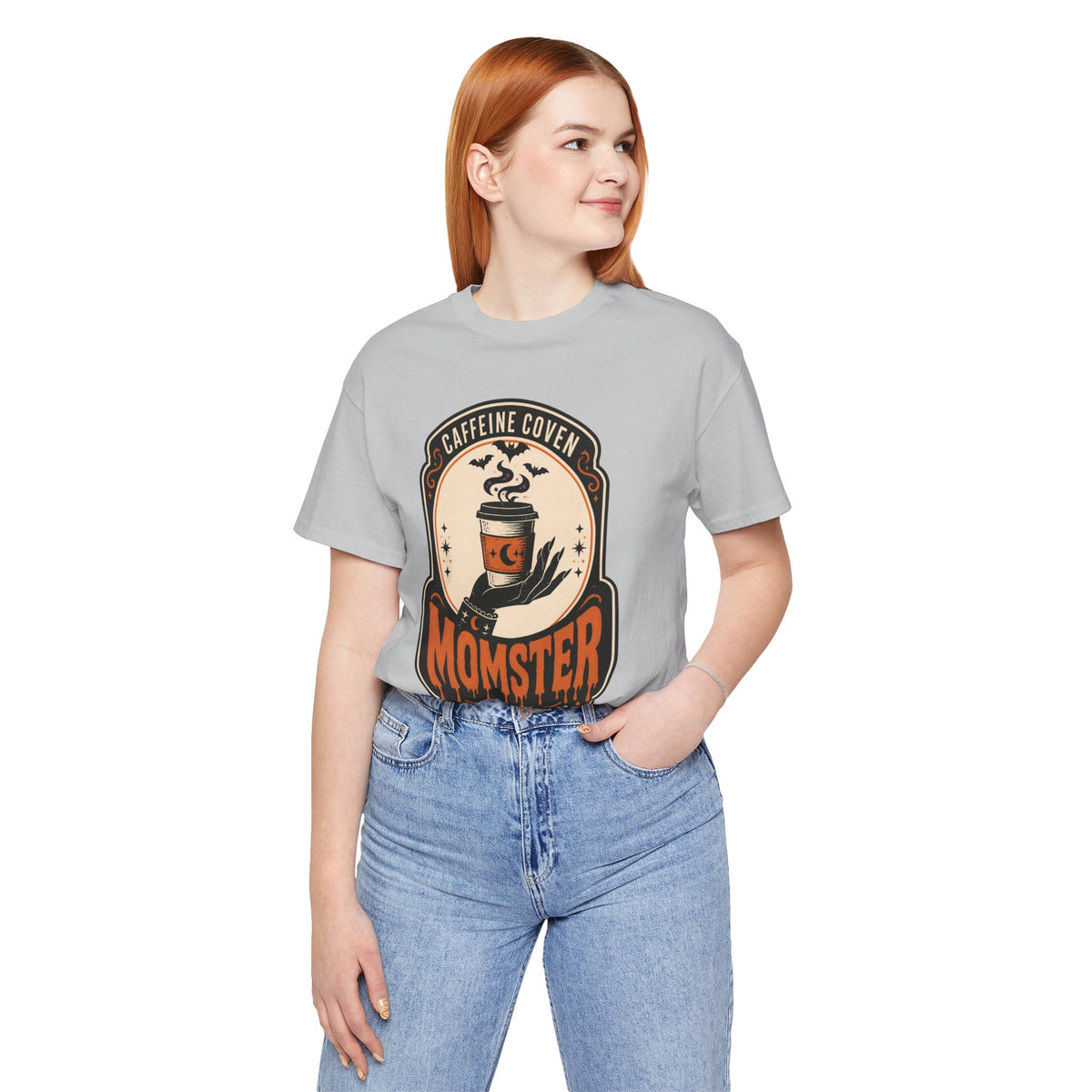 Halloween Momster Coffee Caffeine Shirt
