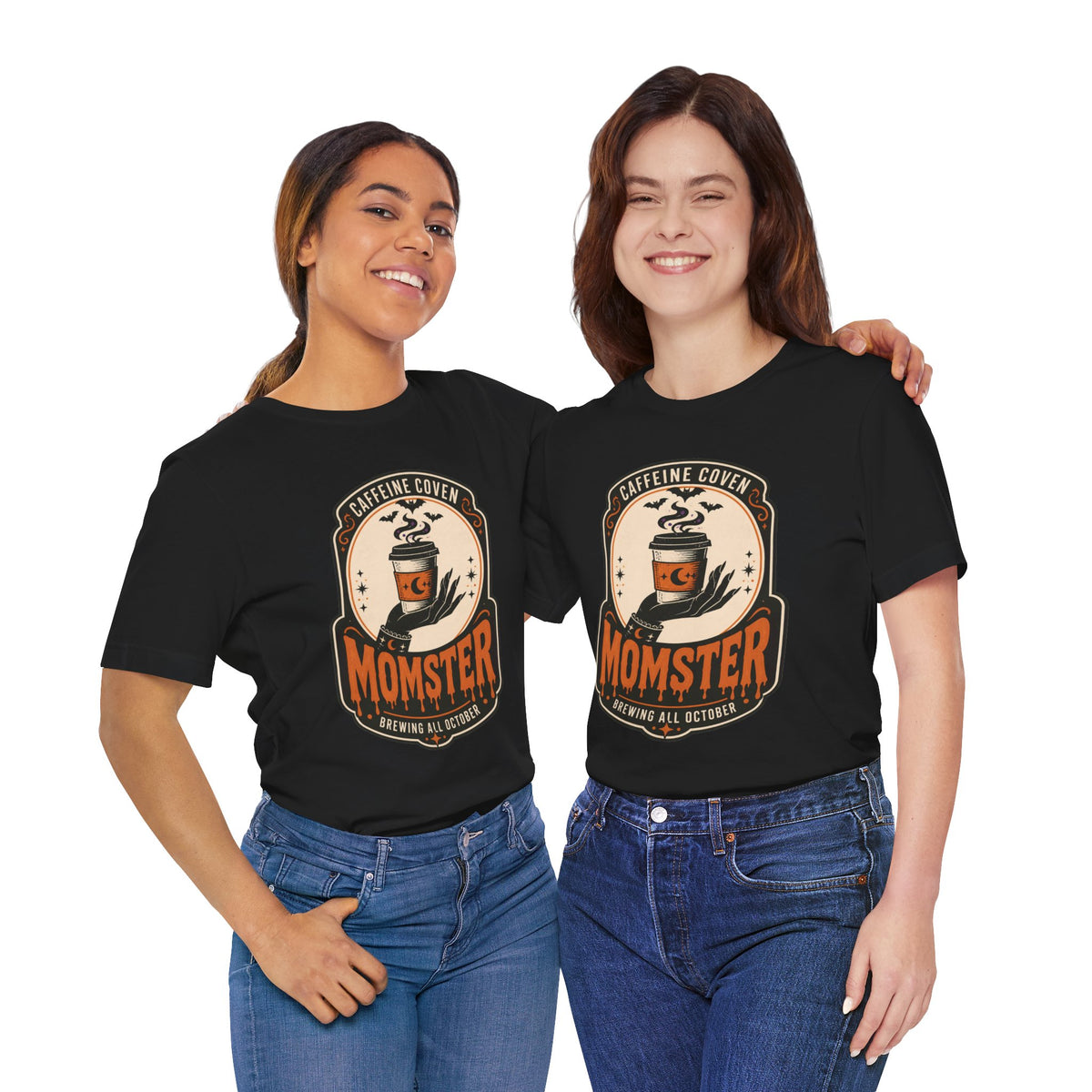 Halloween Momster Coffee Caffeine Shirt