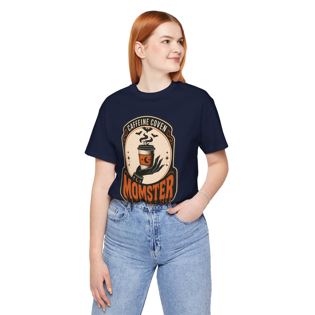 Halloween Momster Coffee Caffeine Shirt