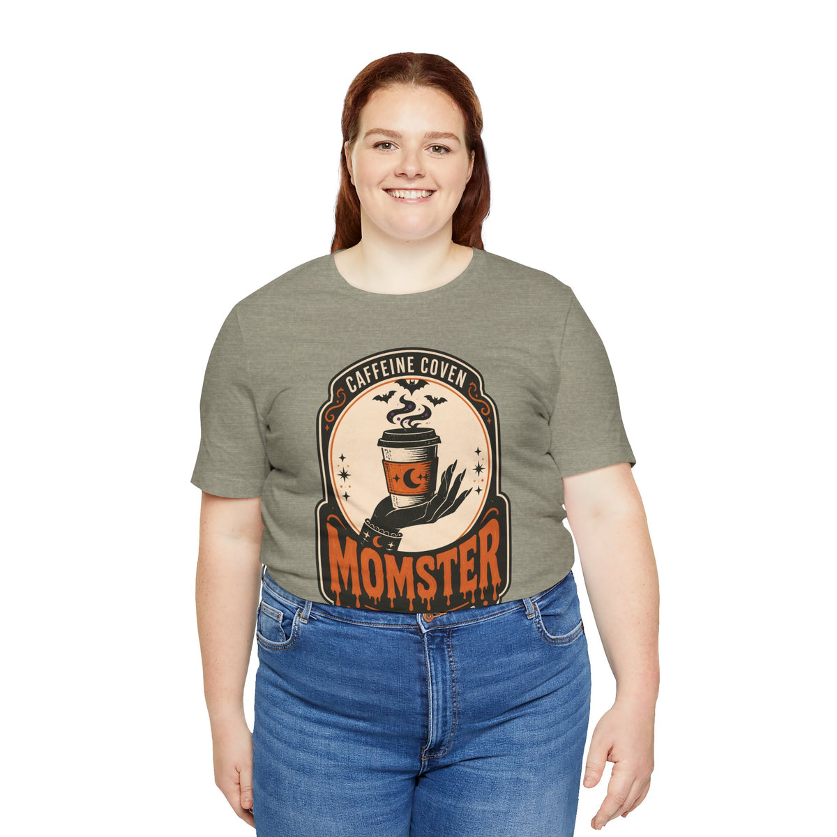 Halloween Momster Coffee Caffeine Shirt