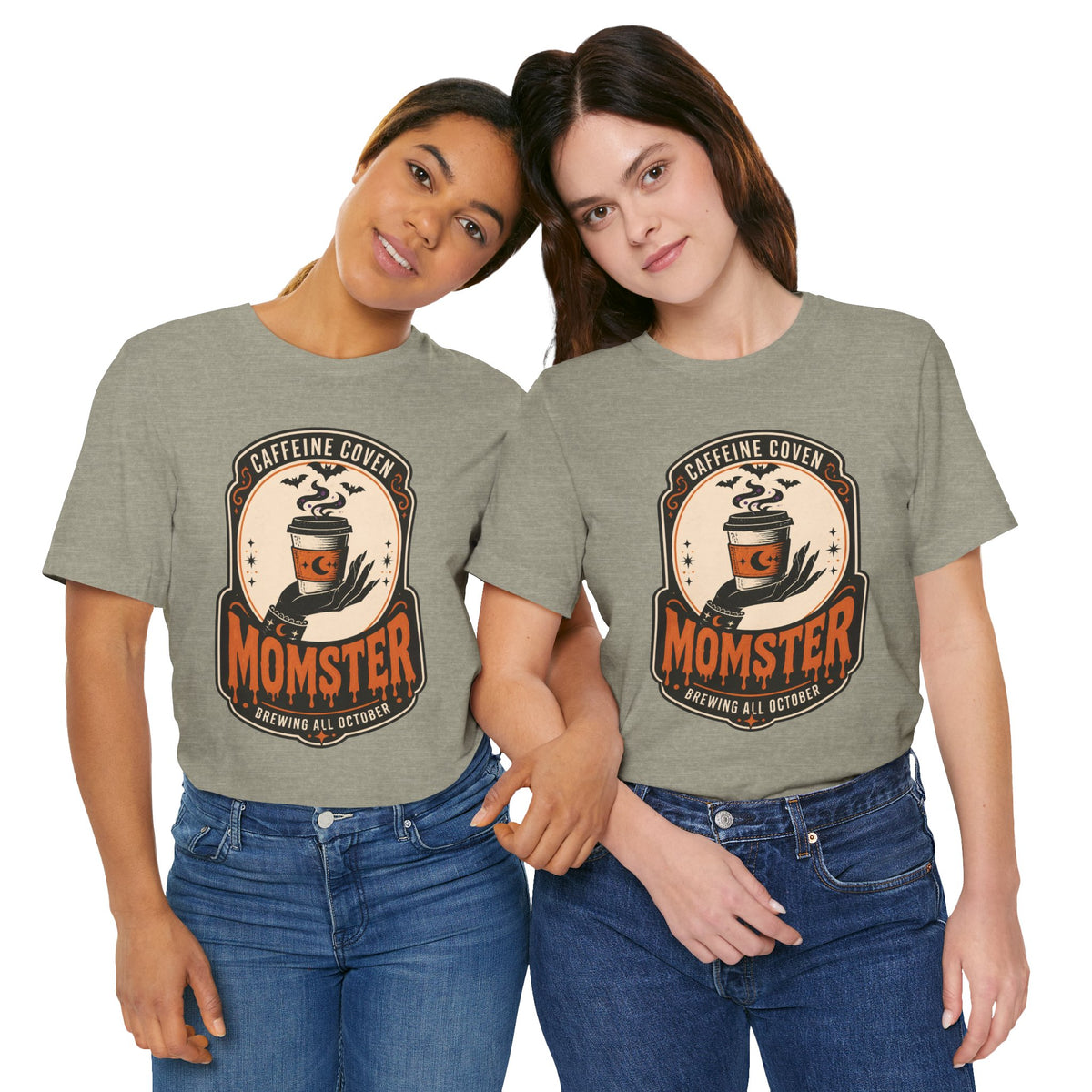 Halloween Momster Coffee Caffeine Shirt