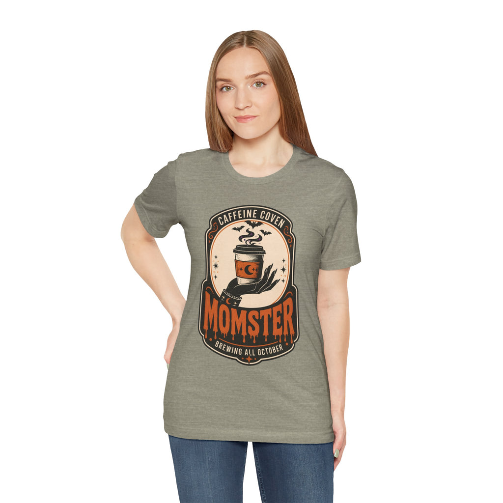 Halloween Momster Coffee Caffeine Shirt