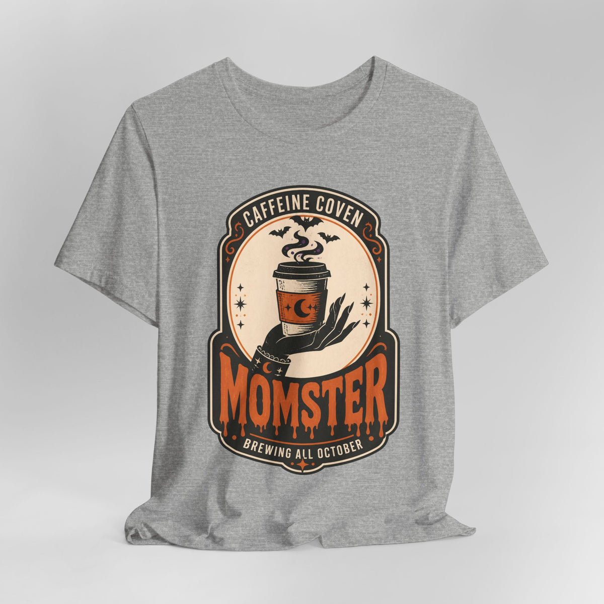 Halloween Momster Coffee Caffeine Shirt